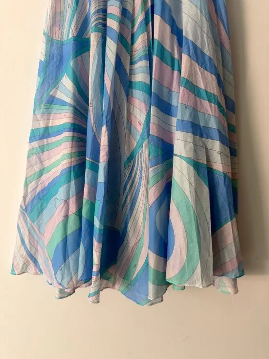 NWOT !Pucci Iride cotton maxi skirt - Picture 8 of 10